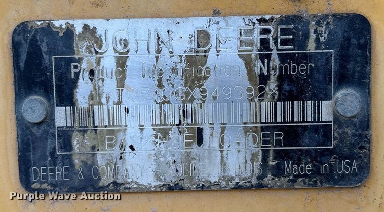 image for item DW7151 2005 John Deere 710G backhoe