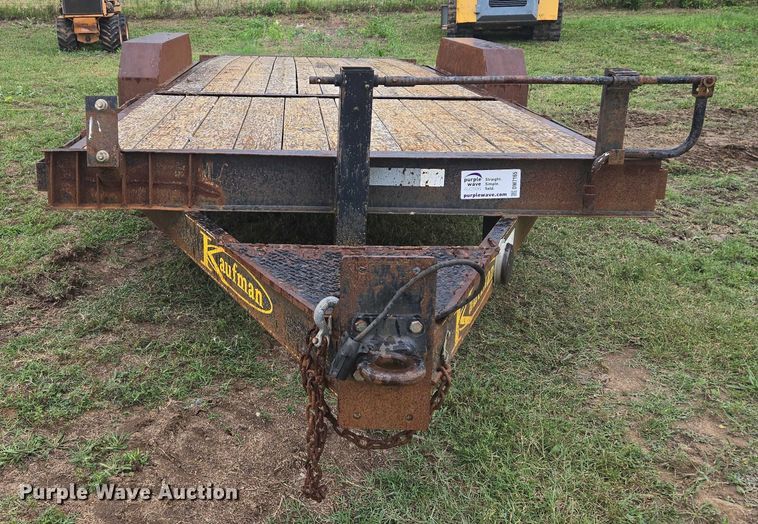 image for item DW7165 2012 Kaufman tilt deck equipment trailer