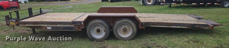image for item DW7165 2012 Kaufman tilt deck equipment trailer
