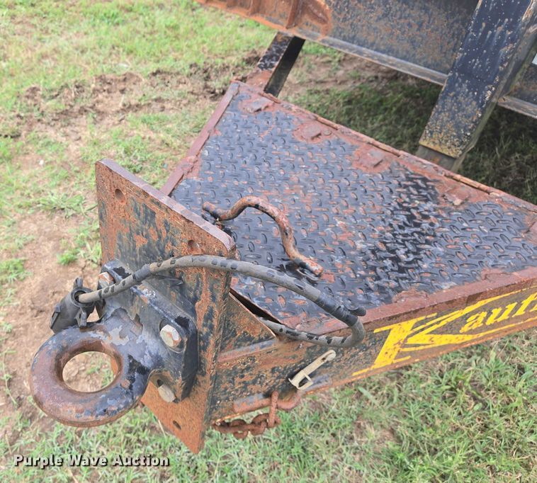 image for item DW7165 2012 Kaufman tilt deck equipment trailer