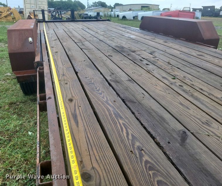 image for item DW7165 2012 Kaufman tilt deck equipment trailer