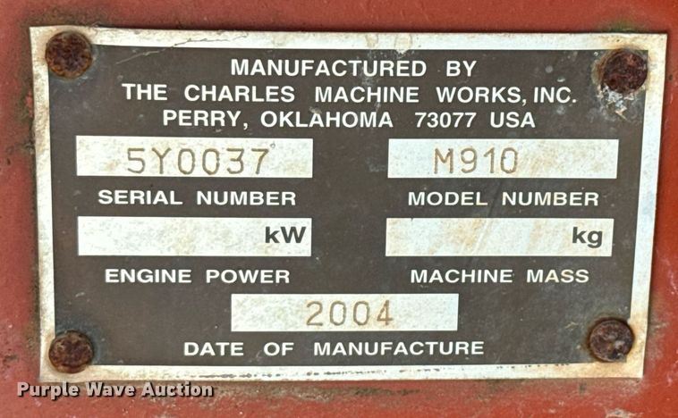 image for item DX5609 2003 Ditch Witch RT70M trencher