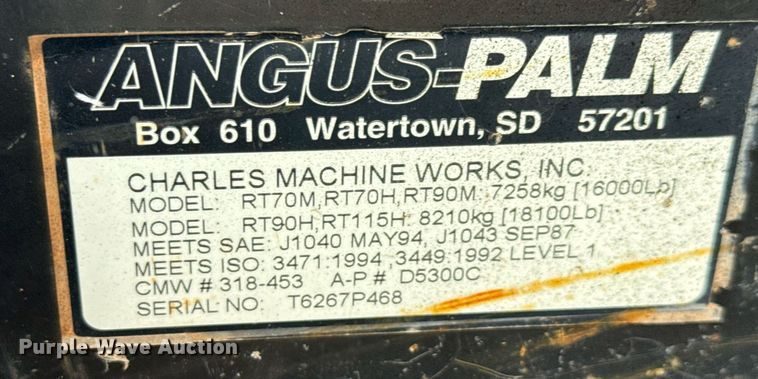 image for item DX5609 2003 Ditch Witch RT70M trencher