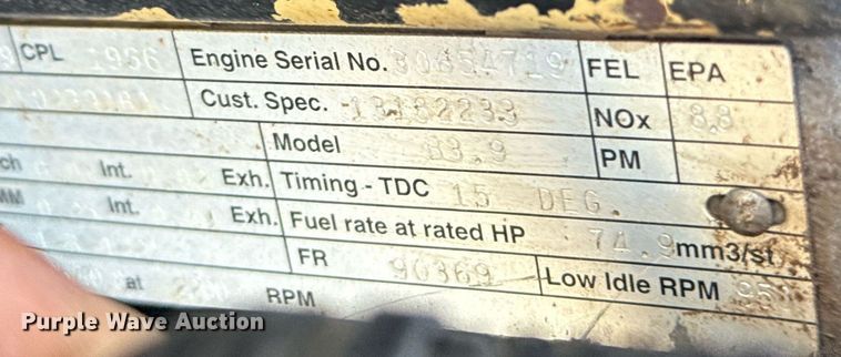 image for item DX5614 2002 Ingersoll-Rand SD77F TF single drum vibratory roller