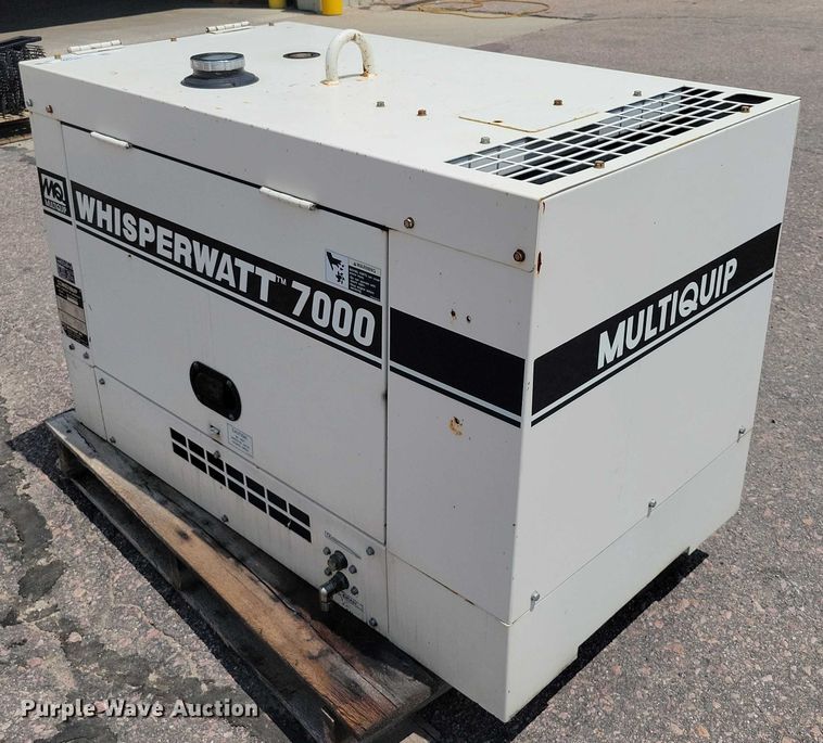 image for item DX7000 Multiquip Whisperwatt DA-7000SSA generator