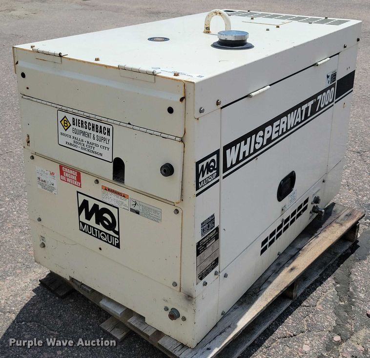 image for item DX7000 Multiquip Whisperwatt DA-7000SSA generator