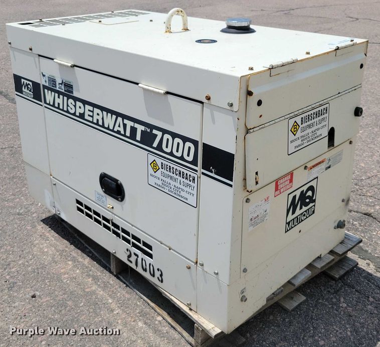 image for item DX7000 Multiquip Whisperwatt DA-7000SSA generator