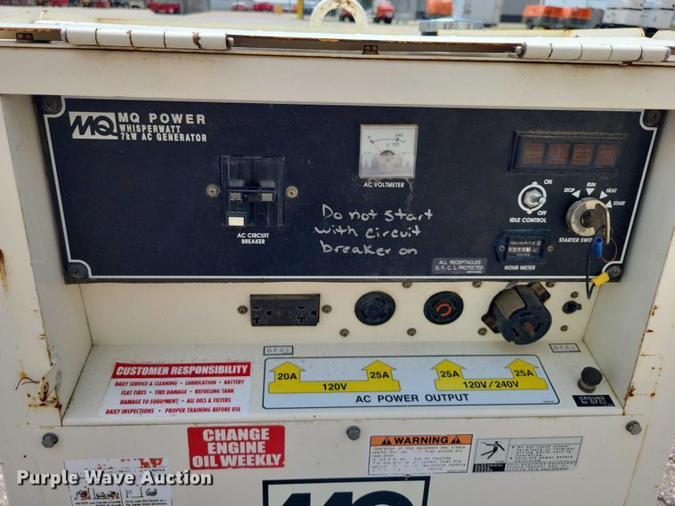 image for item DX7000 Multiquip Whisperwatt DA-7000SSA generator