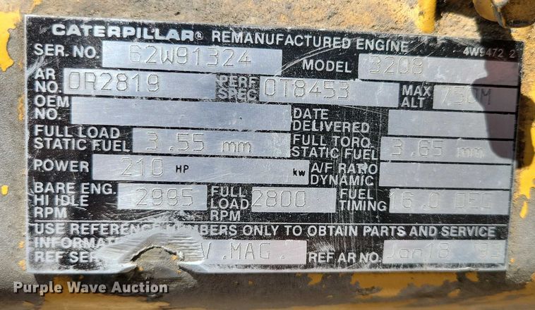 image for item DX7120 1993 Caterpillar 3208 engine