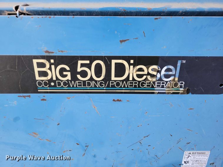 image for item DX7122 Miller Big 50 welder/generator