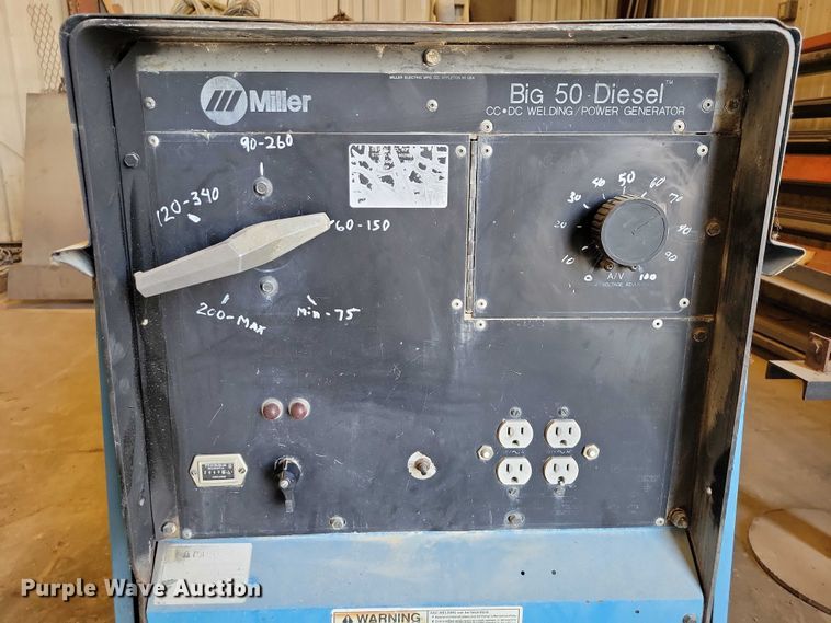 image for item DX7122 Miller Big 50 welder/generator