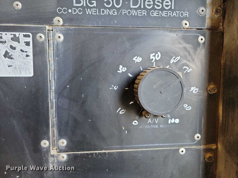 image for item DX7122 Miller Big 50 welder/generator