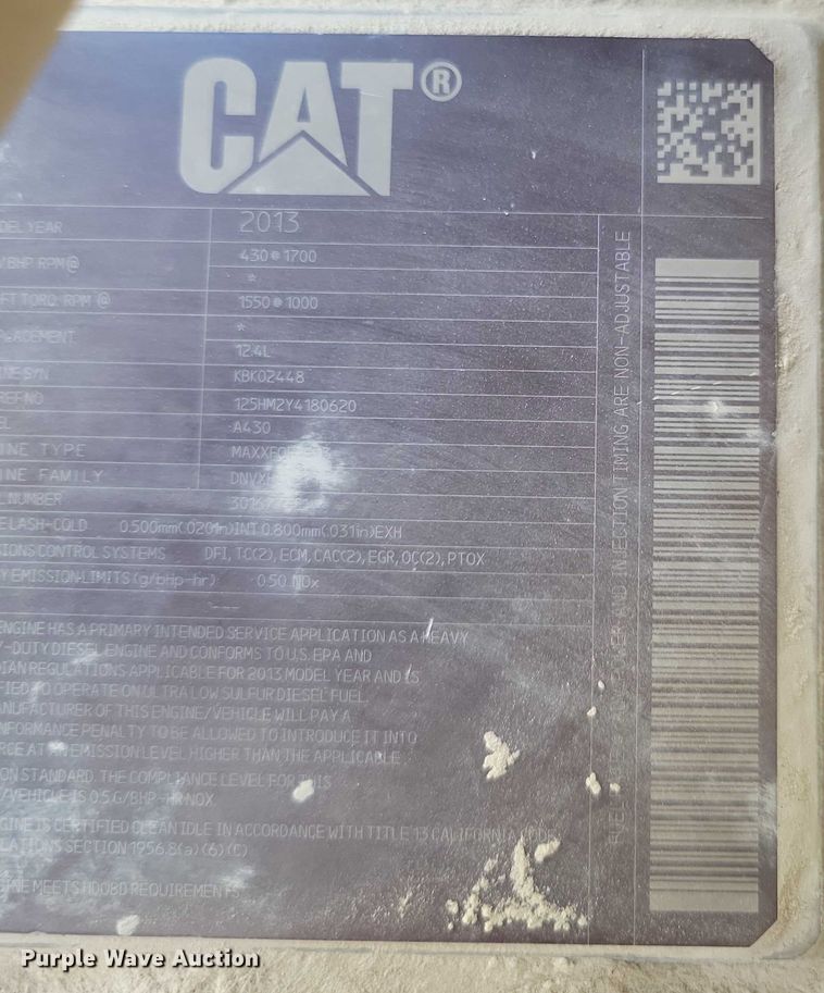 image for item DX7123 2014 Caterpillar CT660S dump truck