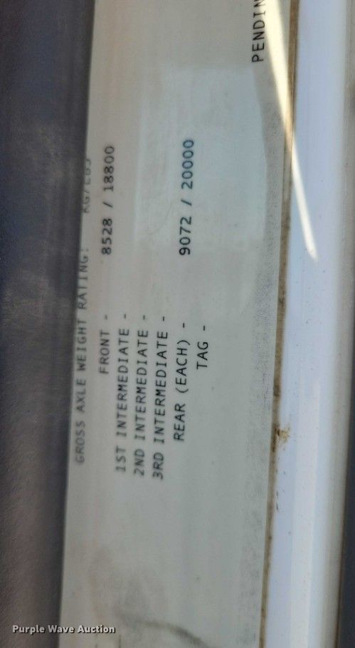 image for item DX7139 2017 Volvo VHD64F dump truck