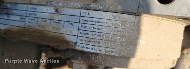 image for item DX7141 1987 International F9370 dump truck