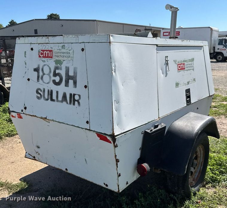 image for item DY0245 Sullair 185H DPQ JD air compressor