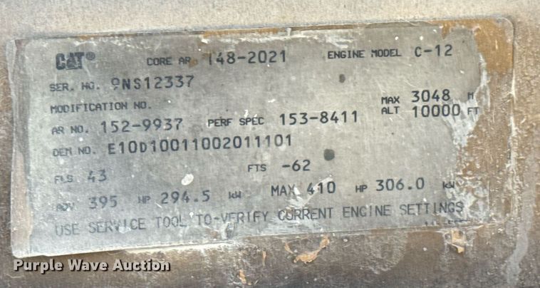 image for item DY0253 1999 Kenworth T800 dump truck