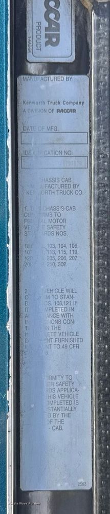 image for item DY0253 1999 Kenworth T800 dump truck