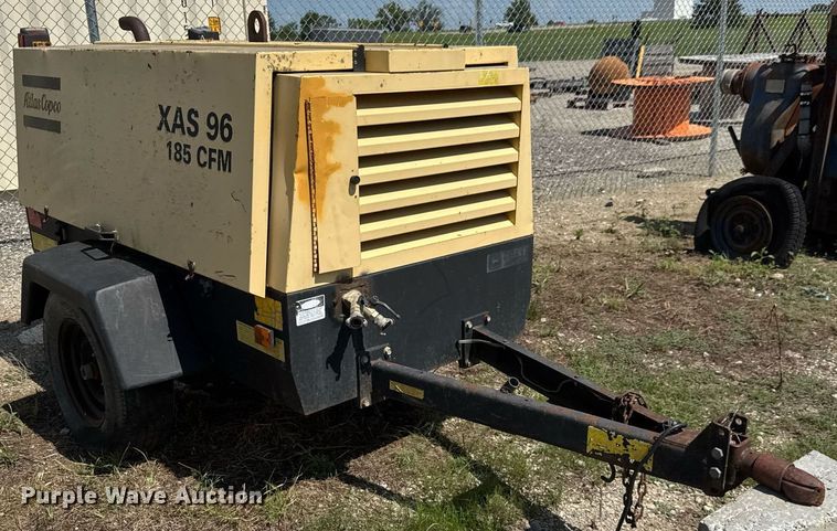 image for item DY0289 1998 Atlas Copco XAS 96JD air compressor