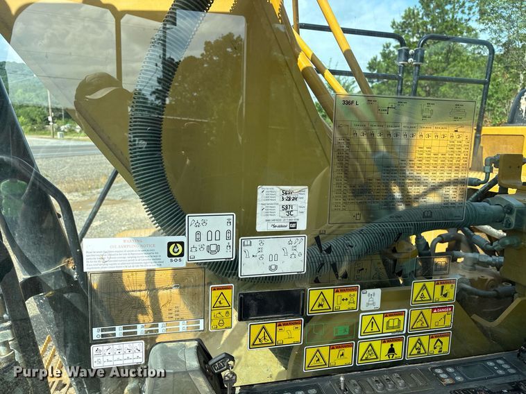 image for item DY0662 2016 Caterpillar 336FL excavator