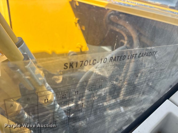 image for item DY0673 2019 Kobelco SK170LC-10 excavator