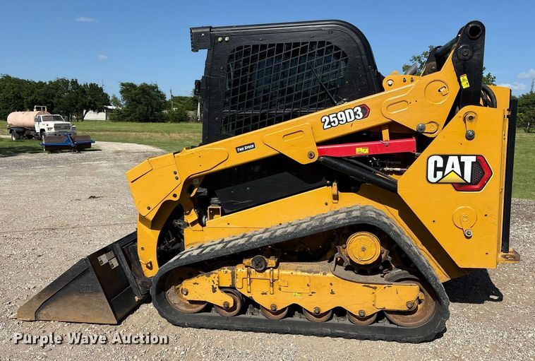 image for item DY0693 2020 Caterpillar 259D3 tracked skid steer loader