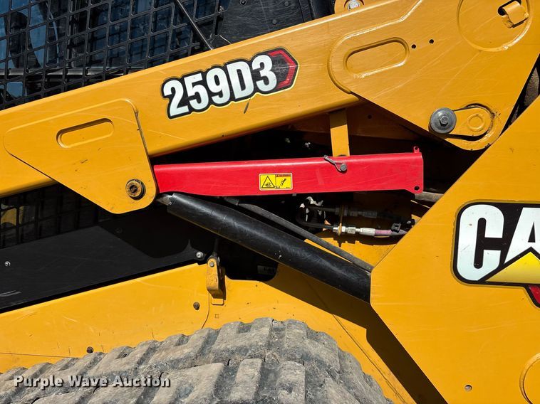 image for item DY0693 2020 Caterpillar 259D3 tracked skid steer loader