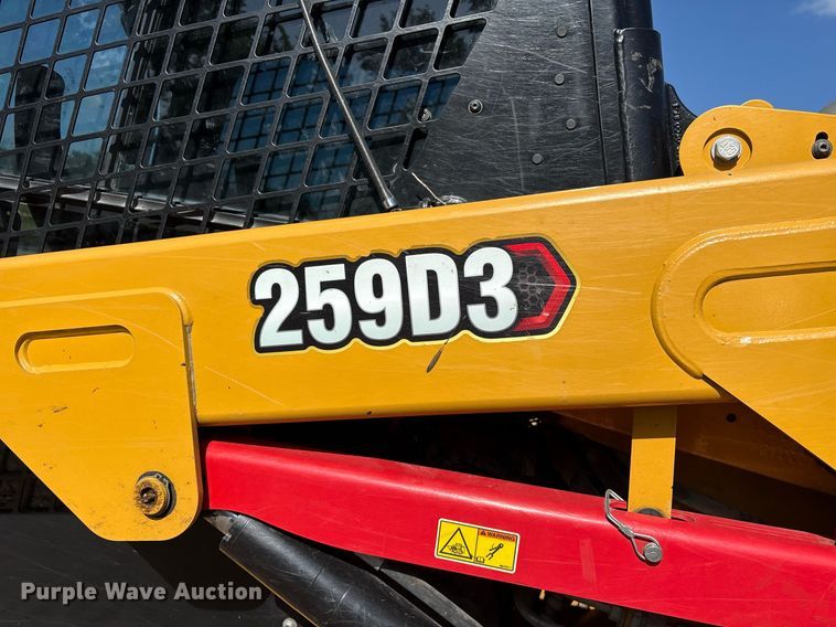 image for item DY0693 2020 Caterpillar 259D3 tracked skid steer loader