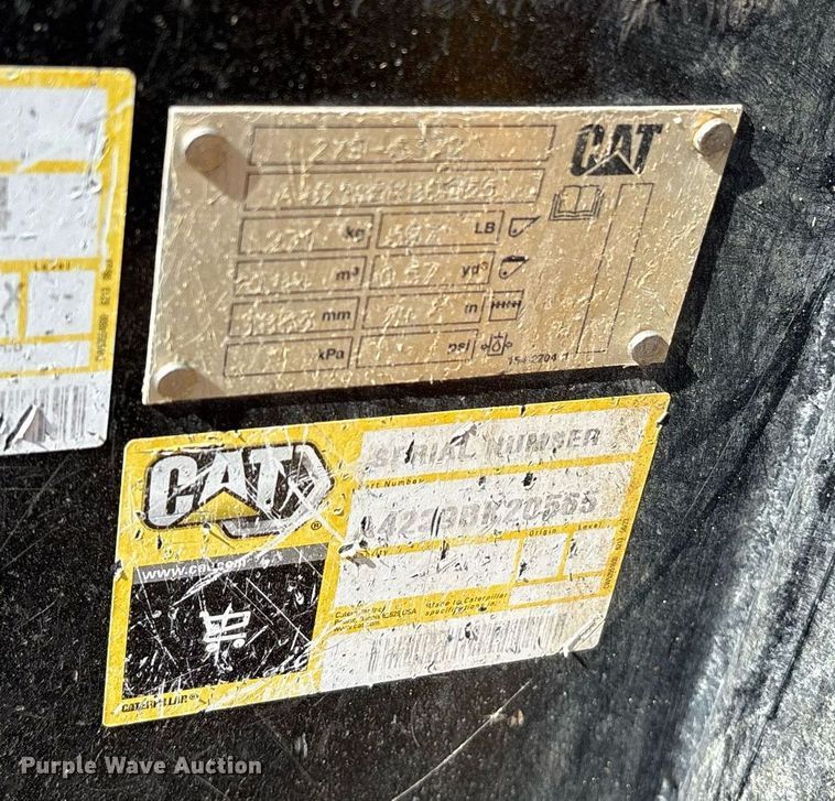 image for item DY0693 2020 Caterpillar 259D3 tracked skid steer loader