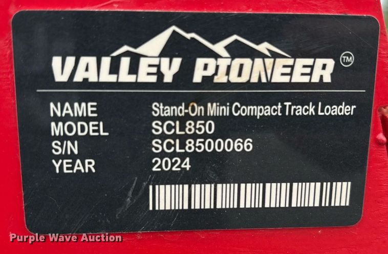 image for item DY0700 2024 Valley Pioneer SCL850 compact utility loader