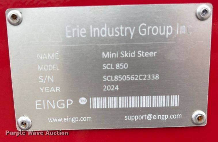 image for item DY0705 2024 Erie Industry Group SCL850 compact utility loader