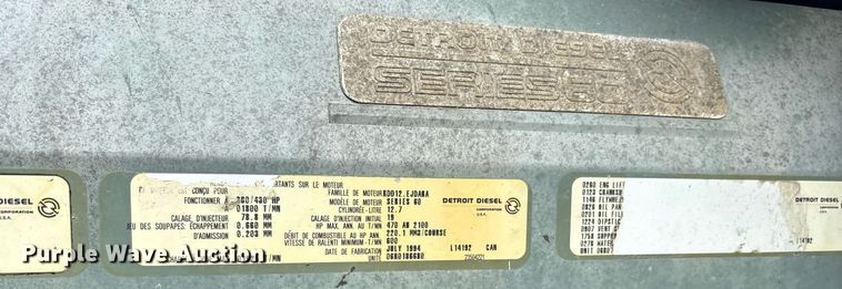 image for item DY0749 1995 Freightliner FLD 120 dump truck