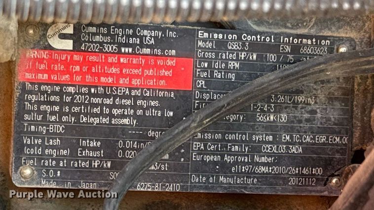 image for item DY8090 2013 JLG 10054 telehandler