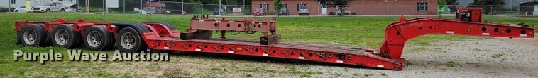 image for item EA2460 1999 Fontaine Specialized TH55-FLD lowboy equipment trailer