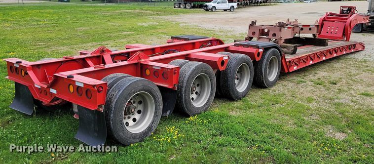 image for item EA2460 1999 Fontaine Specialized TH55-FLD lowboy equipment trailer