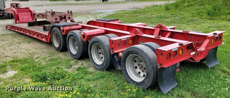 image for item EA2460 1999 Fontaine Specialized TH55-FLD lowboy equipment trailer