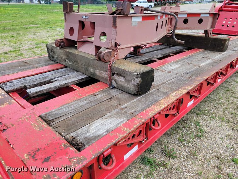 image for item EA2460 1999 Fontaine Specialized TH55-FLD lowboy equipment trailer