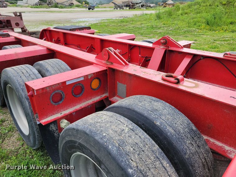 image for item EA2460 1999 Fontaine Specialized TH55-FLD lowboy equipment trailer