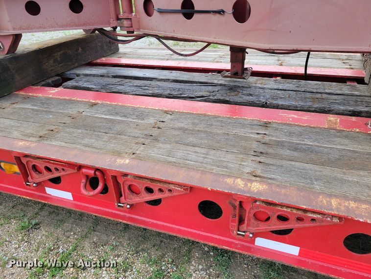 image for item EA2460 1999 Fontaine Specialized TH55-FLD lowboy equipment trailer