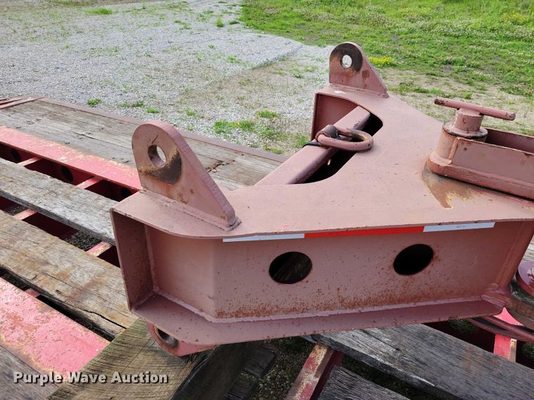 image for item EA2460 1999 Fontaine Specialized TH55-FLD lowboy equipment trailer