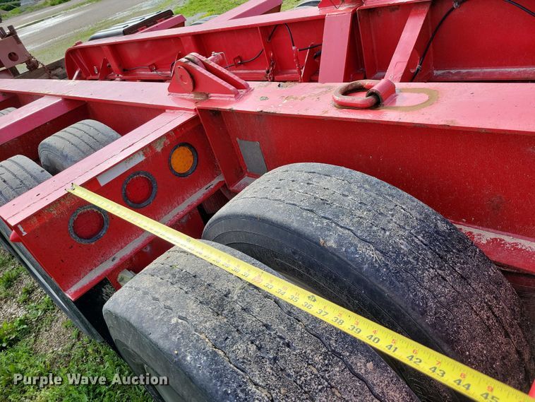 image for item EA2460 1999 Fontaine Specialized TH55-FLD lowboy equipment trailer