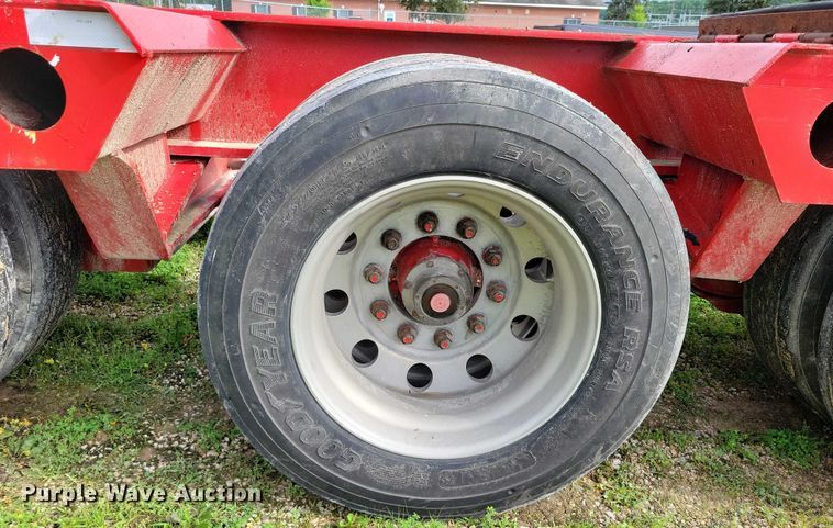 image for item EA2460 1999 Fontaine Specialized TH55-FLD lowboy equipment trailer