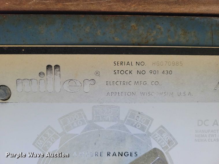 image for item EA2466 1971 Miller WD-5 welder/generator