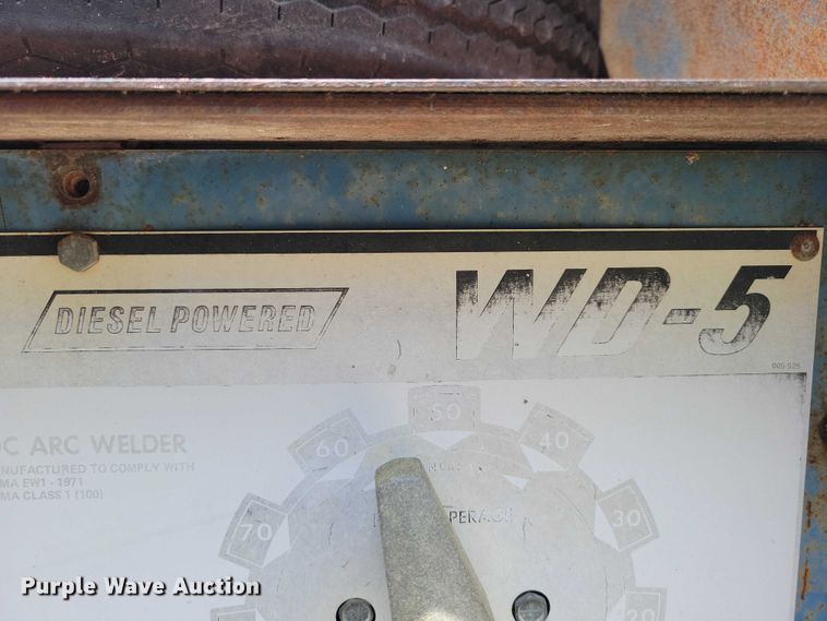 image for item EA2466 1971 Miller WD-5 welder/generator