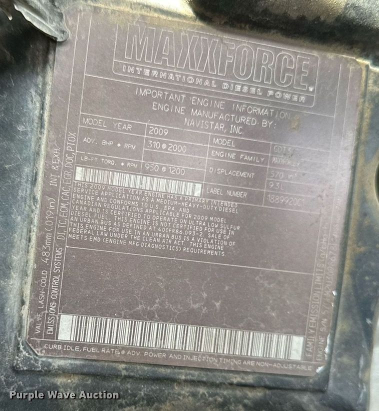 image for item EB2689 2011 International 7400 bucket truck