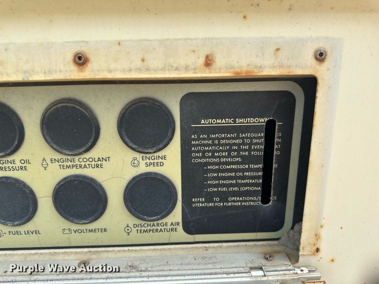 image for item EB2693 1994 Ingersoll Rand 185 air compressor