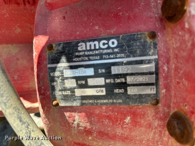image for item EB2705 2021 Amco APCD irrigation pump
