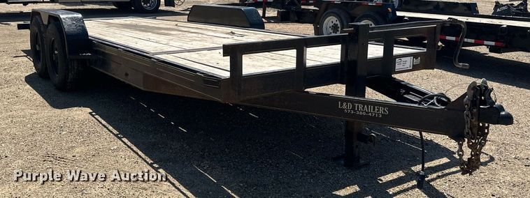 image for item EB2706 2022 L&D trailers tilt deck utility trailer