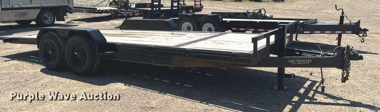 image for item EB2706 2022 L&D trailers tilt deck utility trailer