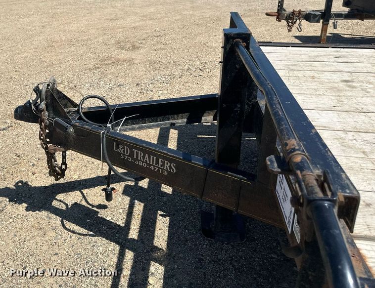 image for item EB2706 2022 L&D trailers tilt deck utility trailer